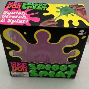 NeeDoh Purple Sploot Splat Novelty Sensory Fidget Stress Relief Toy NEW
